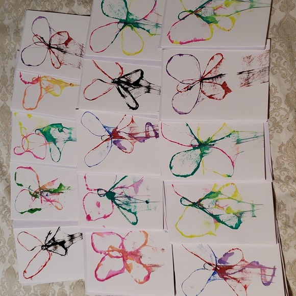 Bundle of 15 handmade string art cards - Picture 2 of 12